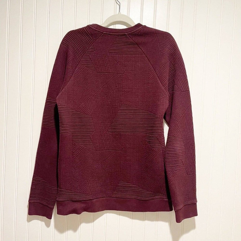 Reiss Purple Quilted Pullover Size Medium - Picture 6 of 6